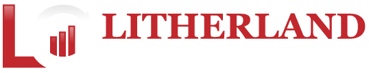 litherland consulting logo with red and white text